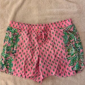 Lilly Pulitzer Pink and Green Women Shorts